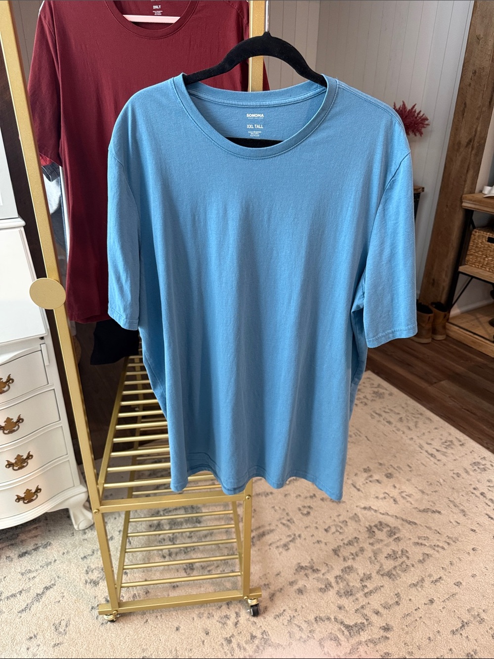 Sonoma Light Blue Short Sleeve Crew Neck Tee